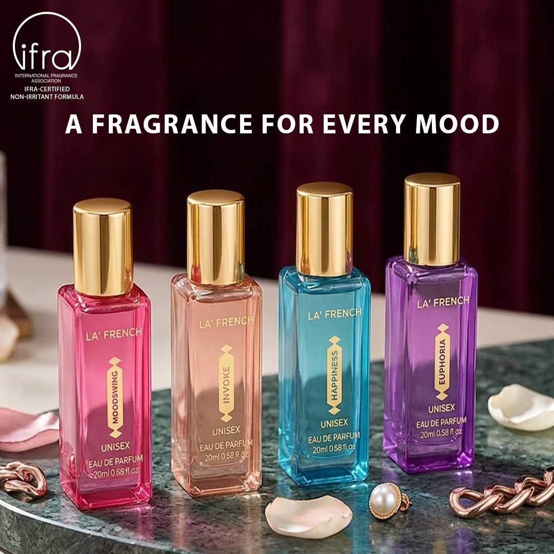 Niche Edition Luxury Perfume Gift Set 4x20ml | Euphoria, Mood Swing, Happiness & Invoke