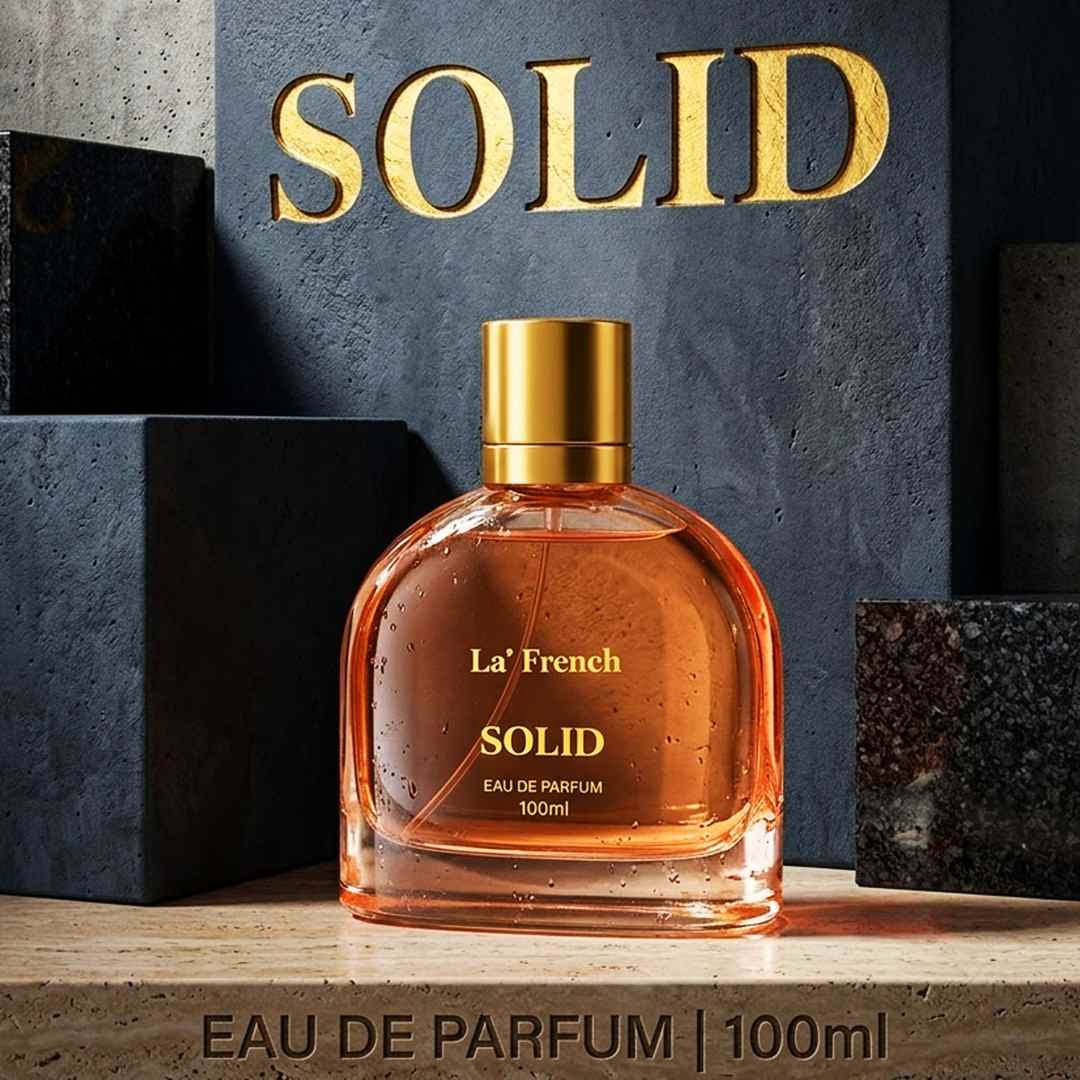 Solid Unisex Perfume 100ml  | Warm Woody Floral Luxury Fragrance