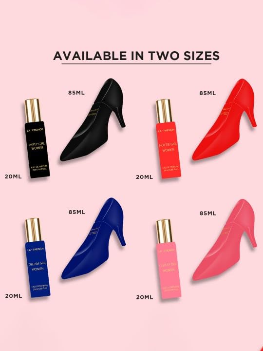 Sassy Luxury Perfume Gift Set for Women – Set of 4 Mini Perfumes (20ml Each) | Long-Lasting & Luxurious Fragrances | Premium Combo Gift Set for Girls & Women | Perfect for Gifting & Everyday Elegance