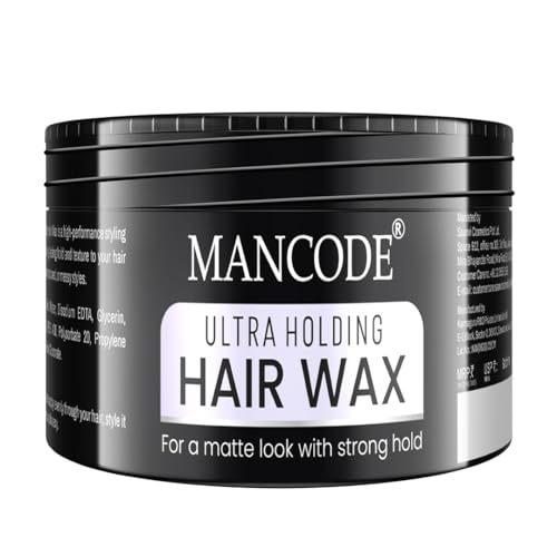 Ultra Holding Hair Wax 100ml | Strong Hold Matte Finish Hair Wax for Men | Long Lasting Styling Wax | Natural Look & Easy Wash