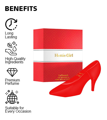 Hottie Girl Perfume for Women 85ml | Long Lasting Floral Fruity Sweet Fragrance | Premium Eau De Parfum for Women | Bold & Attractive Scent promises