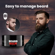 Beard Balm 50g | Beard Styling & Nourishing Balm for Men | Moisturizes, Softens & Tames Beard | Anti-Itch & Growth Support Formula