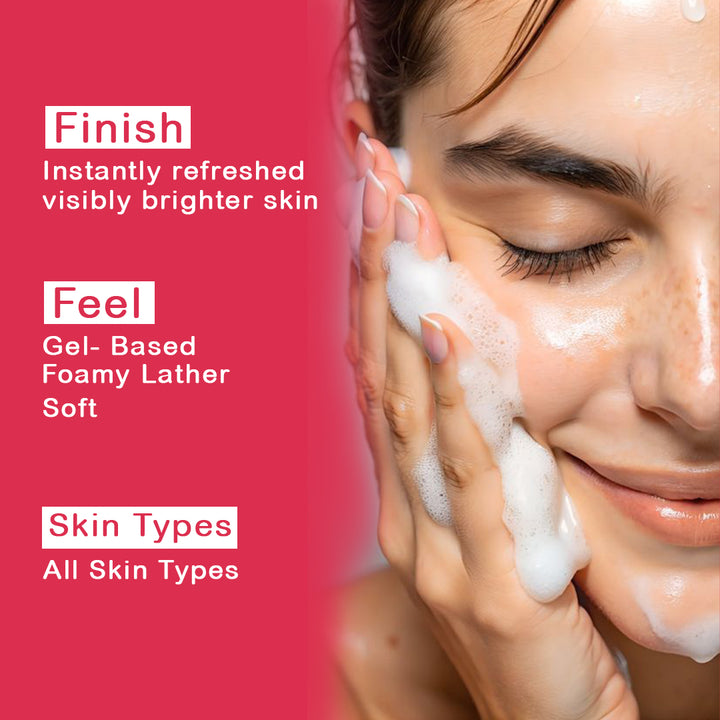 Niacinamide 5% Face Wash 100ml | Pore Refining & Oil Control Cleanser | Brightening Anti-Acne Facewash with Zinc PCA & Witch Hazel