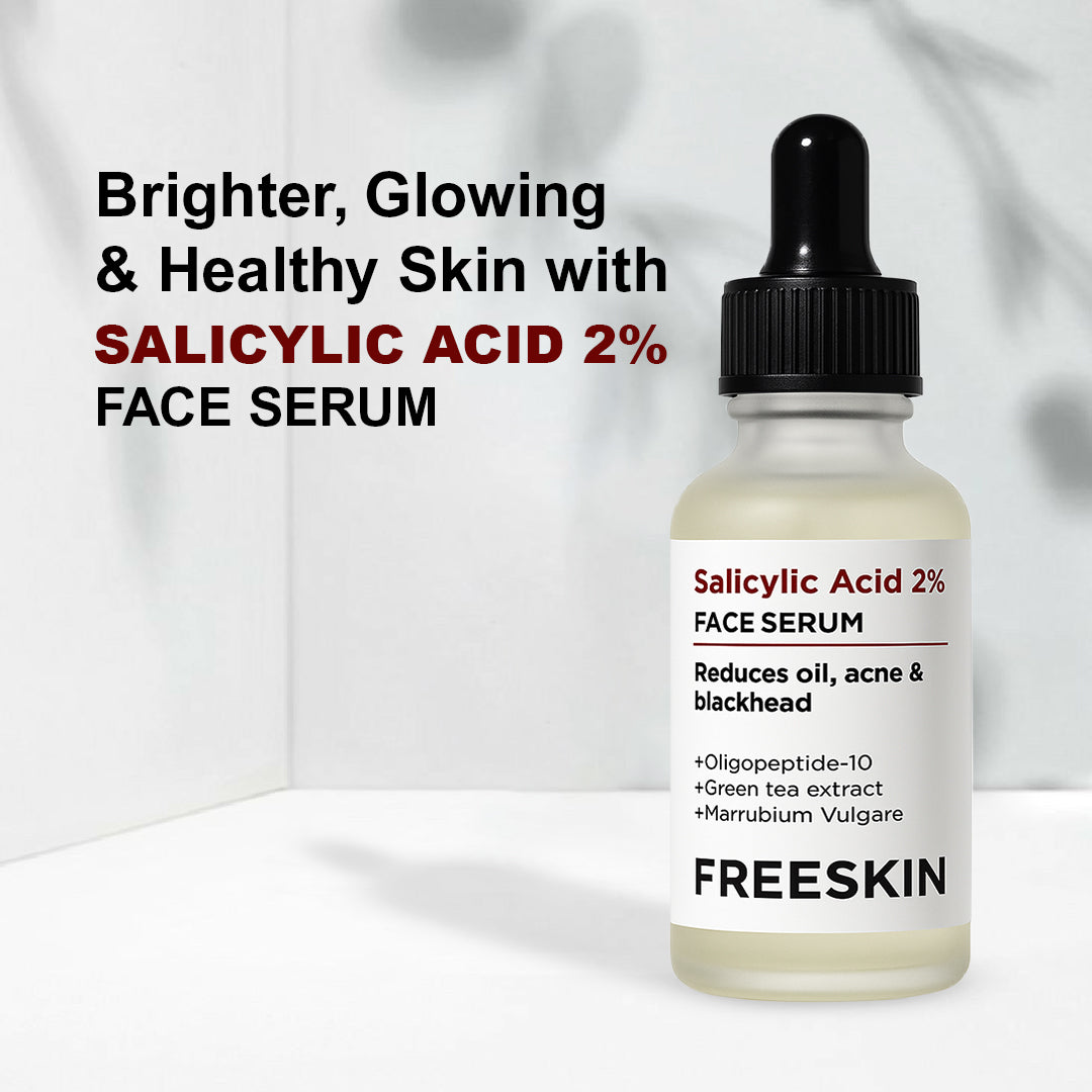 Salicylic Acid Face Serum 30ml | Acne Control Serum with Niacinamide & Zinc | Pore Minimizing, Oil Control & Blemish Repair Serum for Clear Skin