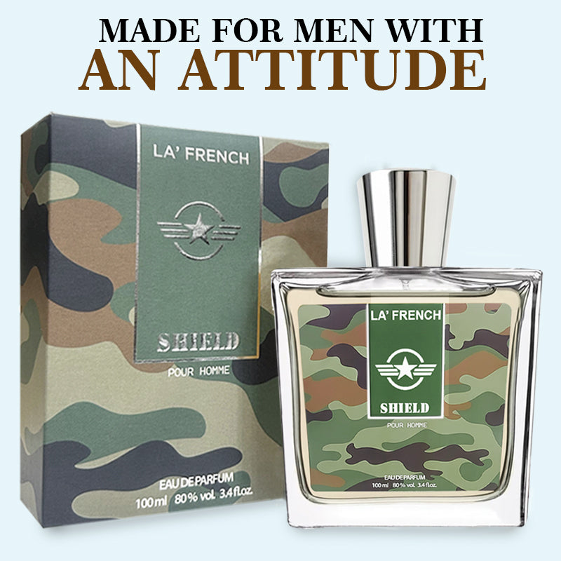Shield Perfume for Men 100ml | Long Lasting Aqua Floral Woody Fragrance | Premium Eau De Parfum for Men | Fresh & Powerful Masculine Scent