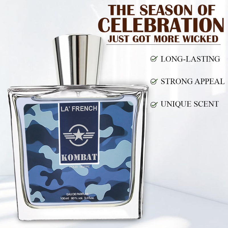 Kombat Perfume for Men 100ml | Long Lasting Strong Woody Spicy Fragrance | Premium Eau De Parfum for Men | Bold & Power Scent