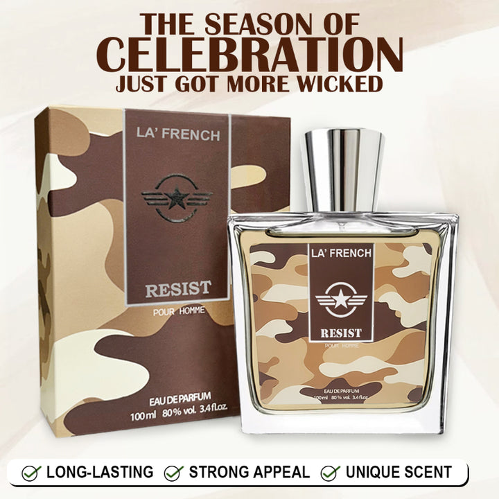 Resist Perfume for Men 100ml | Long Lasting Bold Woody Aromatic Fragrance | Premium Eau De Parfum for Men | Strong & Confident Scent