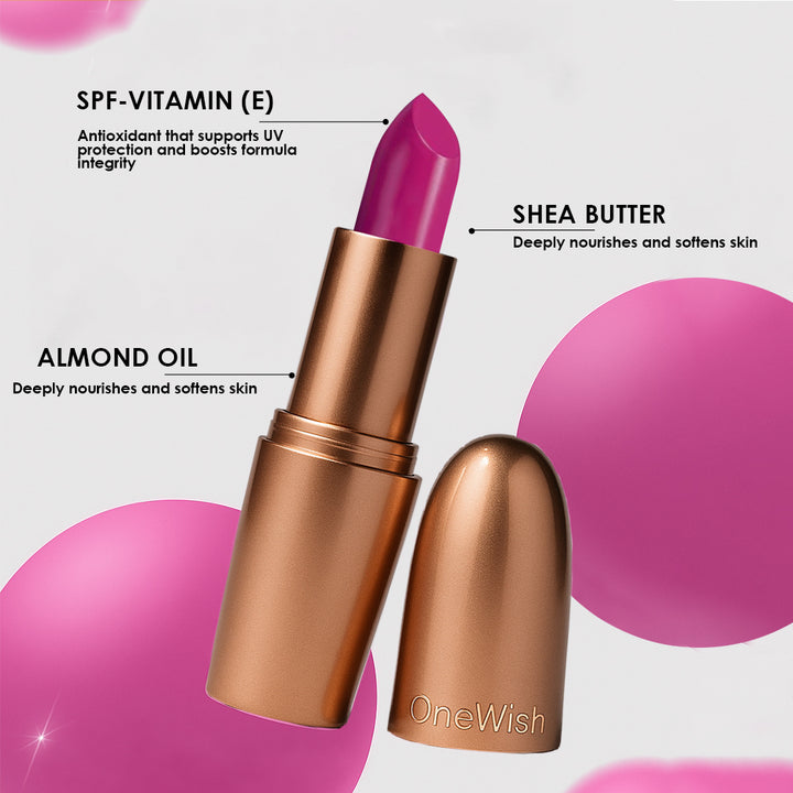 Creamy Matte Lipstick Dramatic Red 3.8g (Shade 23) – Long-Lasting, Full Coverage Bold Red Matte Lipstick