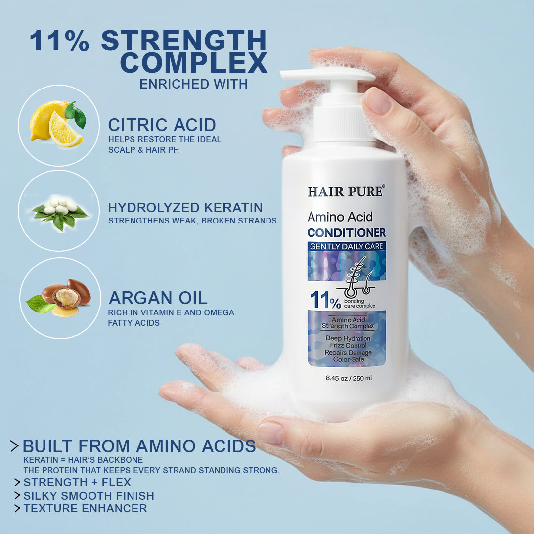 Amino Acid Conditioner 250ml | Strengthening, Repairing & Hydrating Hair Conditioner with 11% Bonding Care Complex