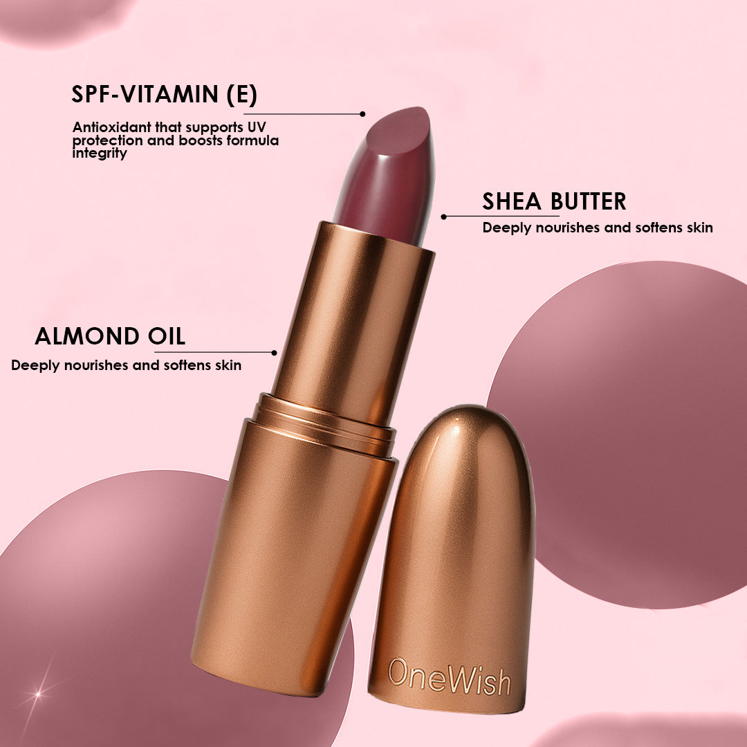 Creamy Matte Lipstick Raisin Hell Shade 11 – Long Lasting Matte Lipstick, Full Coverage, Highly Pigmented Lip Color for Women (3.8g)
