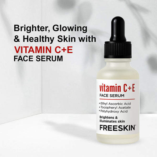 Vitamin C + E Face Serum (30ml) | Brightening & Glow Serum with PHA for Even Skin Tone & Radiant Skin