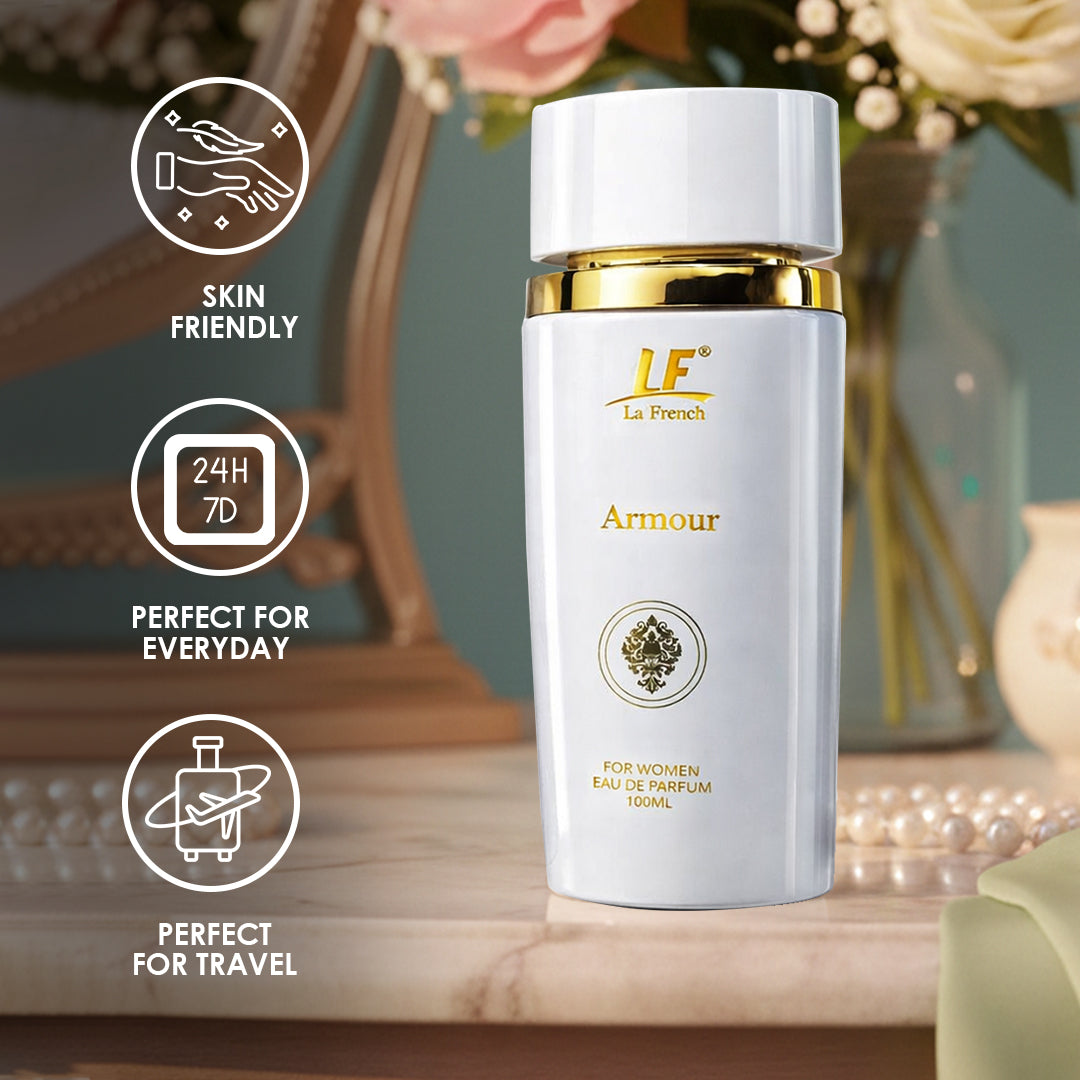 Armour Perfume for Women 100ml– Long-Lasting Floral & Oriental Fragrance with Elegant, Bold & Empowering Notes, Luxury Special Occasion Perfume