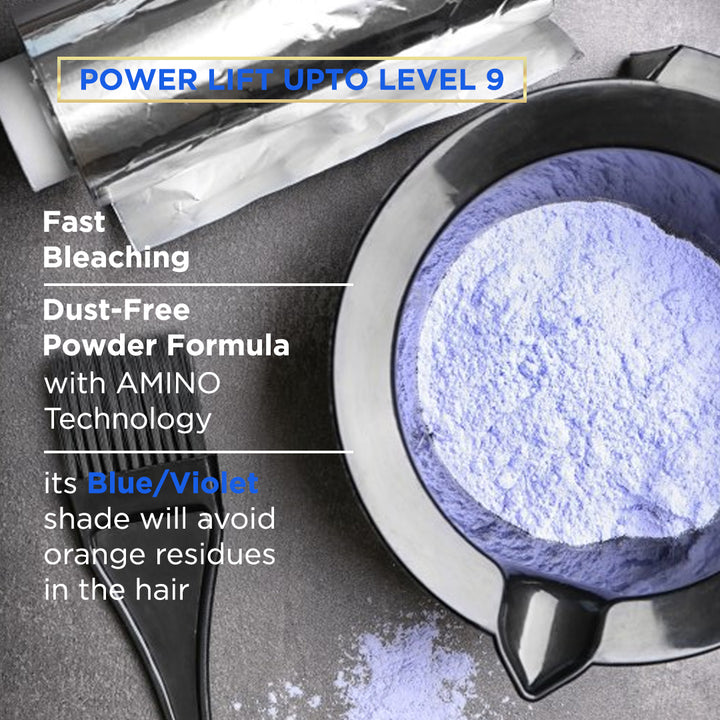 Bleaching Decolorant Powder 100g – Multi Blond Hair Lightener with Anti-Yellow Effect for 9-Level Lightening