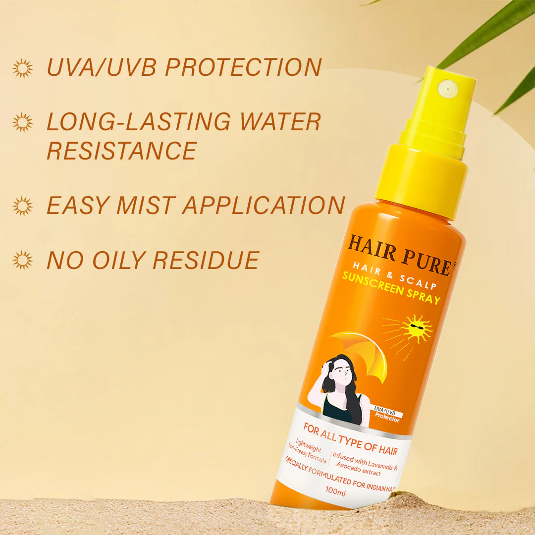 Sunscreen Hair Protector Spray 100ml | UVA/UVB Sunscreen for Hair and Scalp