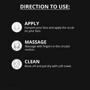 Charcoal Face Scrub 100gm | Deep Cleansing Exfoliating Scrub for Men | Removes Dead Skin, Blackheads & Dirt | Brightening Activated Charcoal Scrub