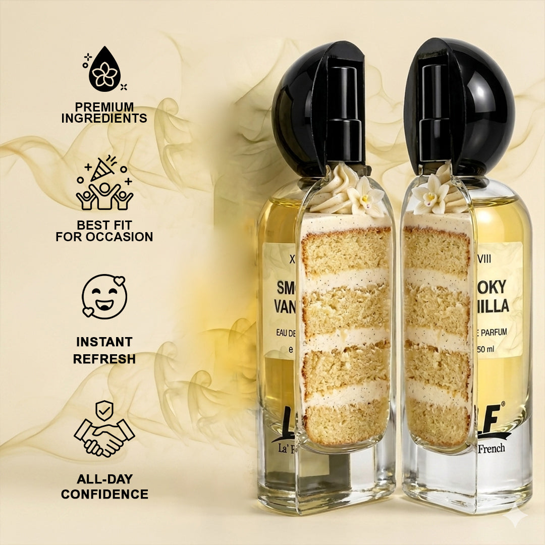 Smoky Vanilla Perfume for Men & Women 50ml | Premium Long Lasting Eau De Parfum