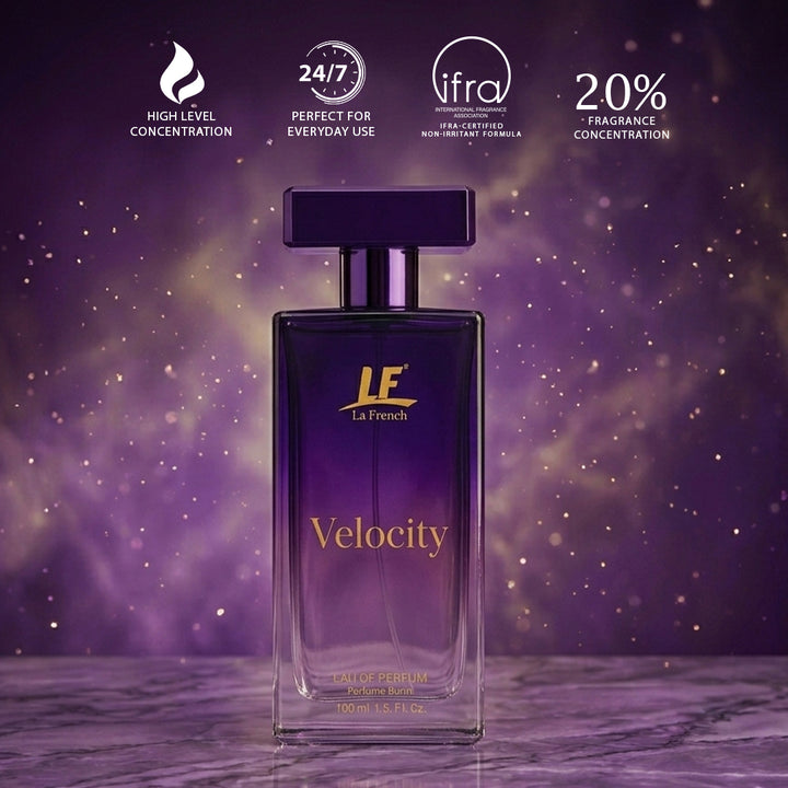Velocity Perfume for Women 100ml – Long Lasting Eau De Parfum | Fresh Floral Bergamot Amber Sandalwood Fragrance