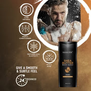 Shea Butter Body Wash 450ml | Deep Moisturizing Shower Gel for Men | Hydrating & Nourishing Body Cleanser | Soft Smooth Skin Formula