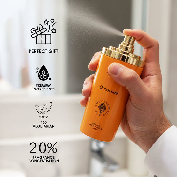 Dresscode Perfume for Men 100ml | Premium Long Lasting Perfume for Men | Luxury Strong & Bold Fragrance | Elegant Masculine Scent for Party, Office & Special Occasions
