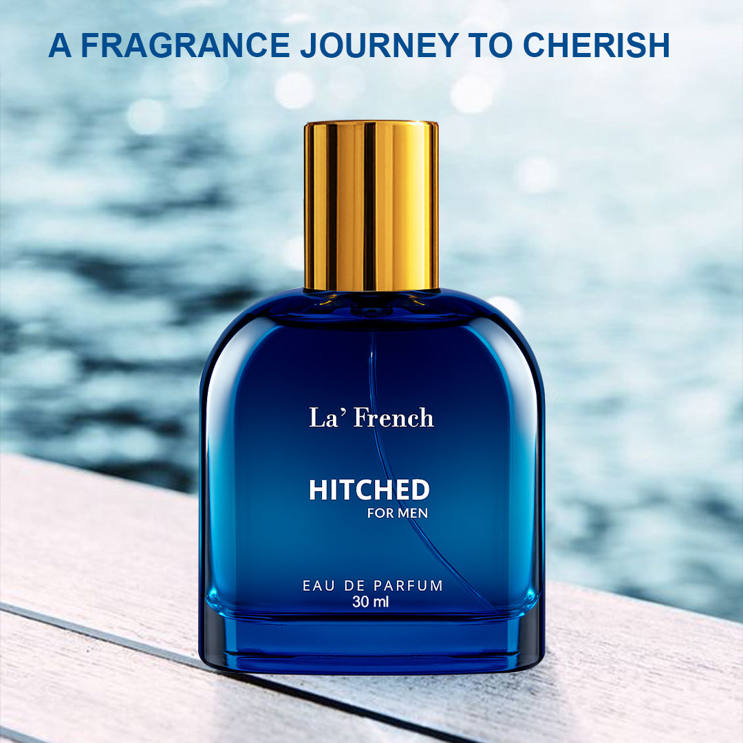 Hitched Perfume for Men 30ml | Long Lasting Woody Aromatic Fragrance | Premium Eau De Parfum for Men | Fresh & Confident Daily Wear Scent