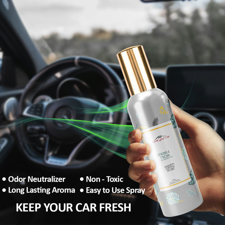 Love Your Car Sparkle Fresh Car Air Freshner (85ml)