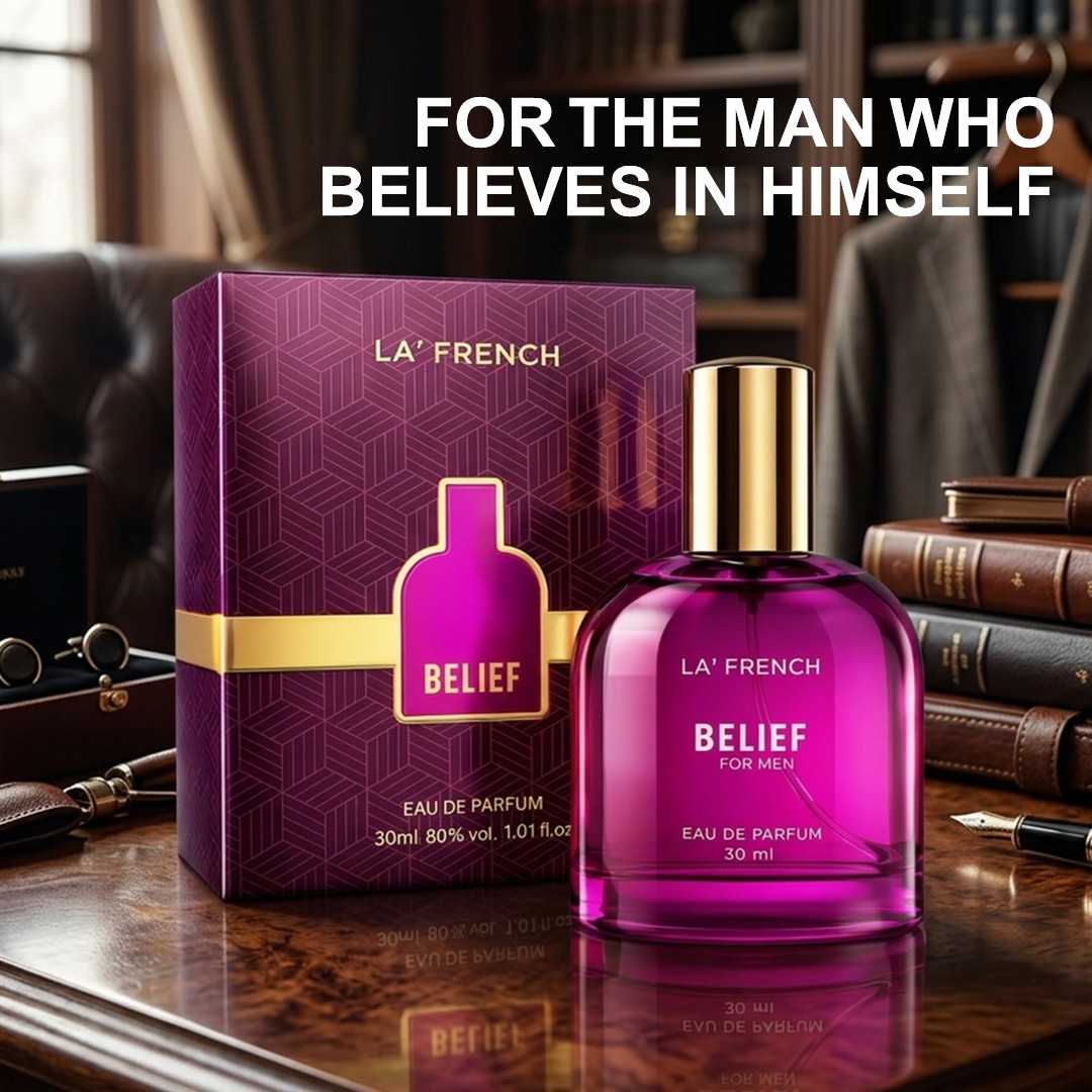 Belief Perfume for Men 30ml | Long Lasting Fresh Woody Aromatic Fragrance