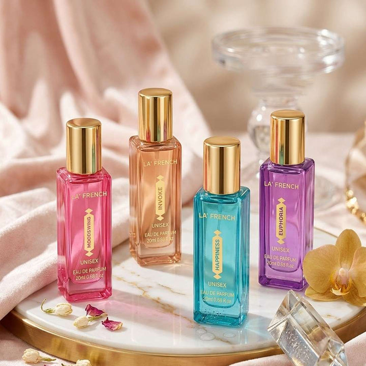 Niche Edition Luxury Perfume Gift Set 4x20ml | Euphoria, Mood Swing, Happiness & Invoke