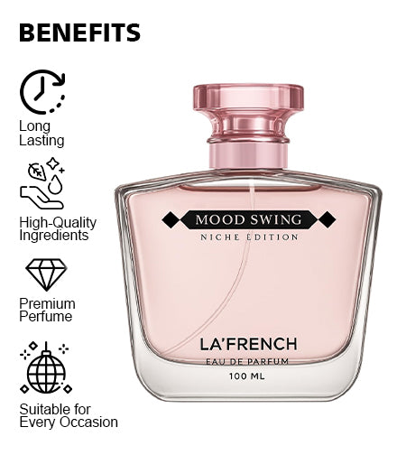 Mood Swing Perfume for Men & Women 100ml | Long Lasting Fruity Woody Fragrance | Premium Unisex Eau De Parfum | Dynamic & Versatile Scent promises