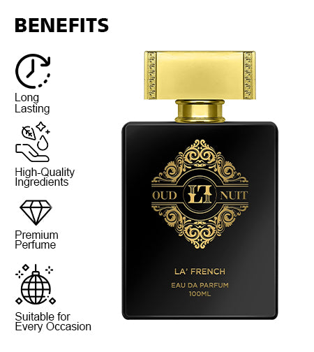 Oud Nuit Perfume for Unisex 100ml | Oud Spicy Fragrance promises