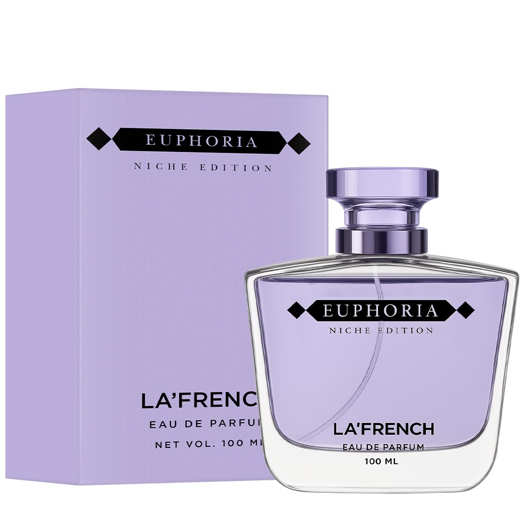 Euphoria Perfume for Men & Women 100ml | Long Lasting Sweet Floral Fruity Fragrance | Premium Unisex Eau De Parfum | Energetic & Addictive Scent
