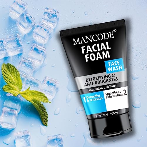 Detoxifying Face Wash for Men 100ml | Refreshing Skin