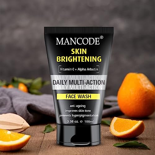 Skin Brightening Face Wash for Men 100ml | Vitamins C