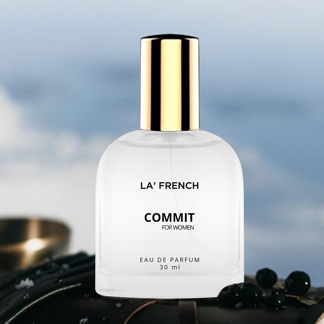 Commit Perfume for Women 30ml | Long Lasting Floral Fruity Romantic Fragrance | Premium Eau De Parfum for Women | Soft & Elegant Daily Wear Scent
