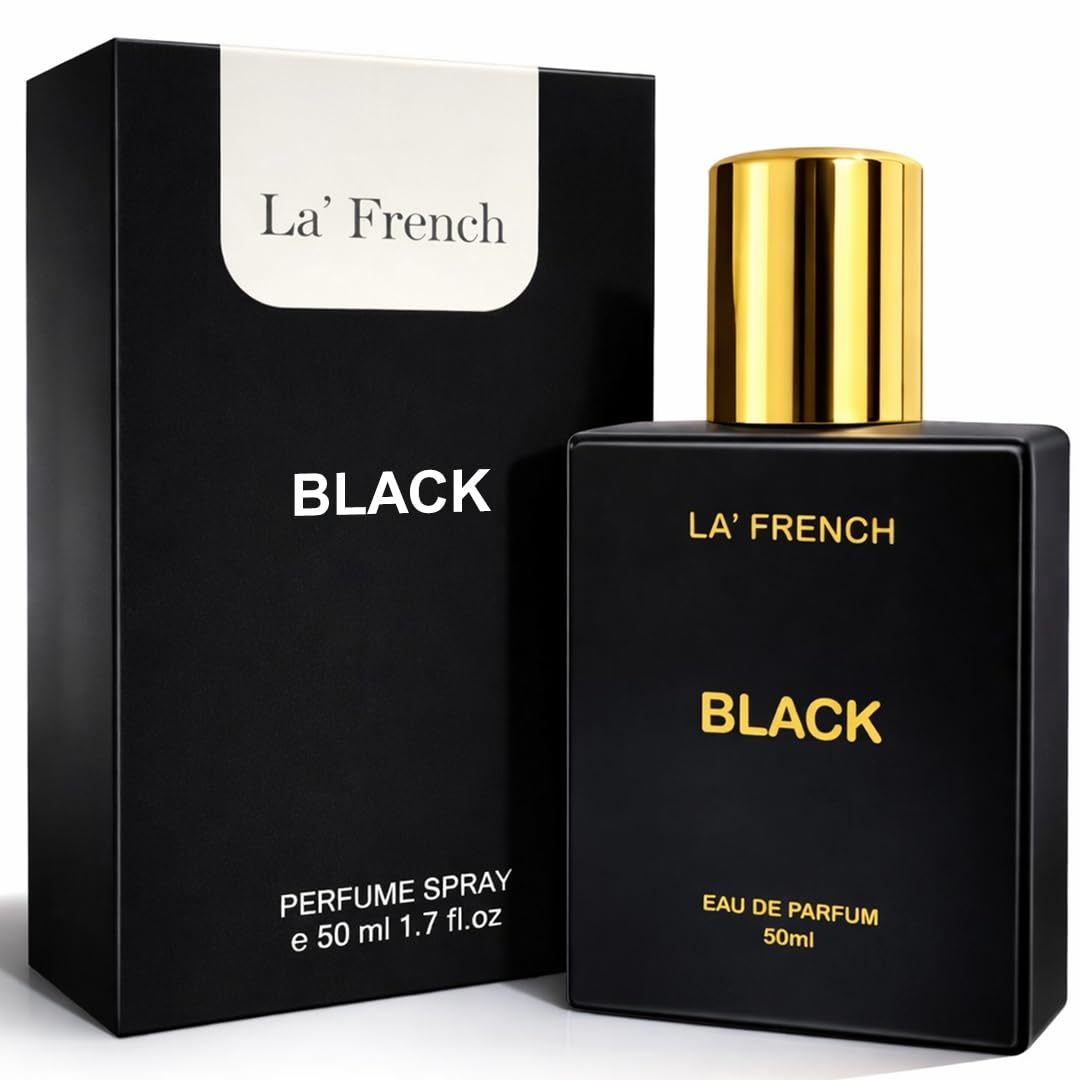 Black Perfume for Men & Women 50ml | Long Lasting Dark Woody Spicy Fragrance | Premium Unisex Eau De Parfum | Bold & Mysterious Scent