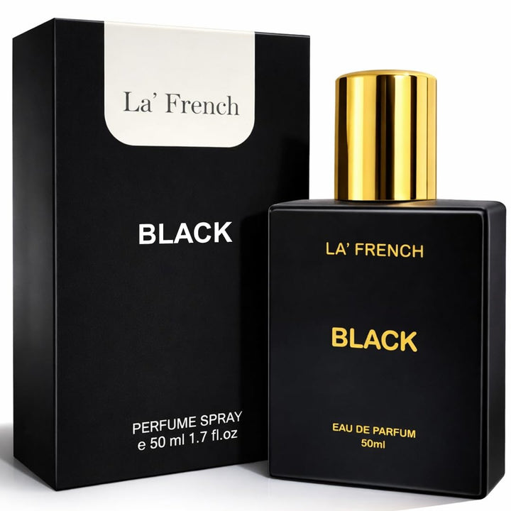 Black Perfume for Men & Women 50ml | Long Lasting Dark Woody Spicy Fragrance | Premium Unisex Eau De Parfum | Bold & Mysterious Scent