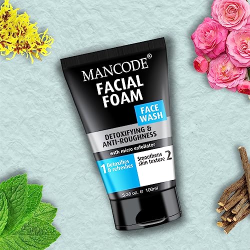 Detoxifying Face Wash for Men 100ml | Refreshing Skin