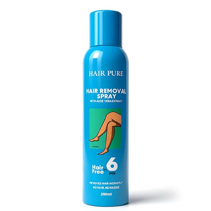 Hair Removal Spray 200ml – Gentle Hair Removal Spray for Men & Women with Aloe Vera for Smooth, Soft Skin