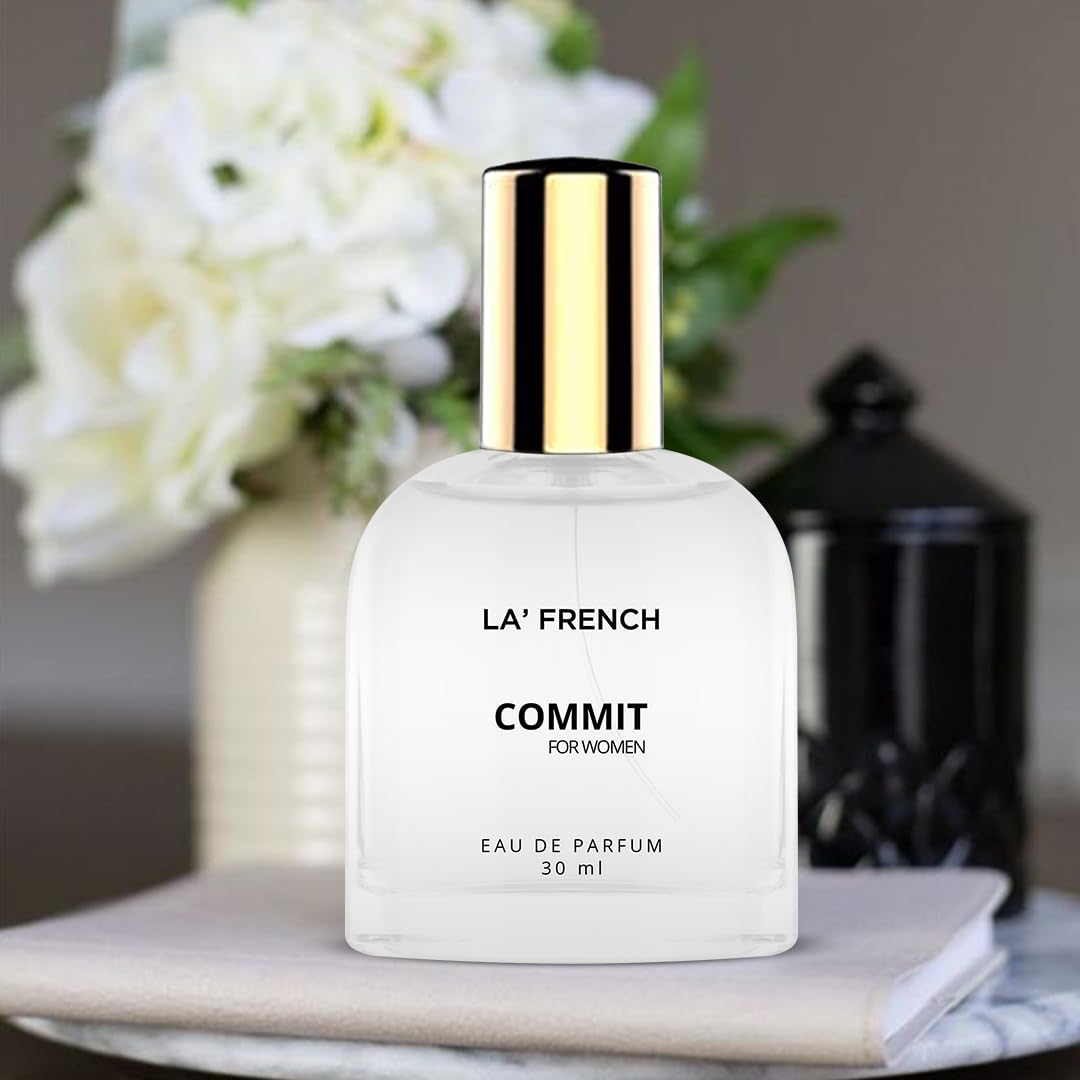 Commit Perfume for Women 30ml | Long Lasting Floral Fruity Romantic Fragrance | Premium Eau De Parfum for Women | Soft & Elegant Daily Wear Scent