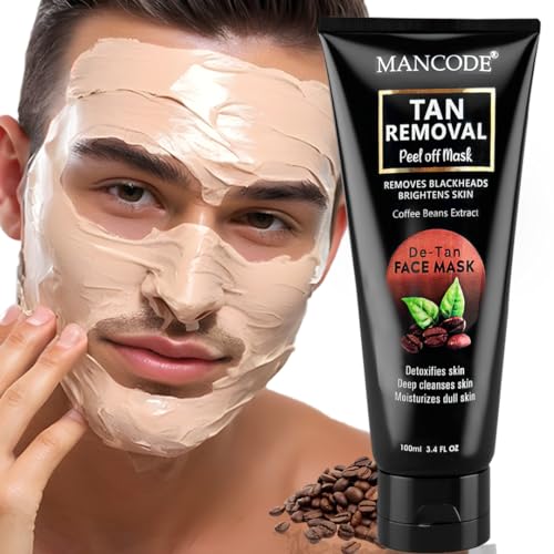 Tan Removal Peel Off Mask 100ml | Blackhead Removal Mask for Men & Women | Brightening Exfoliating Face Mask for Smooth Skin