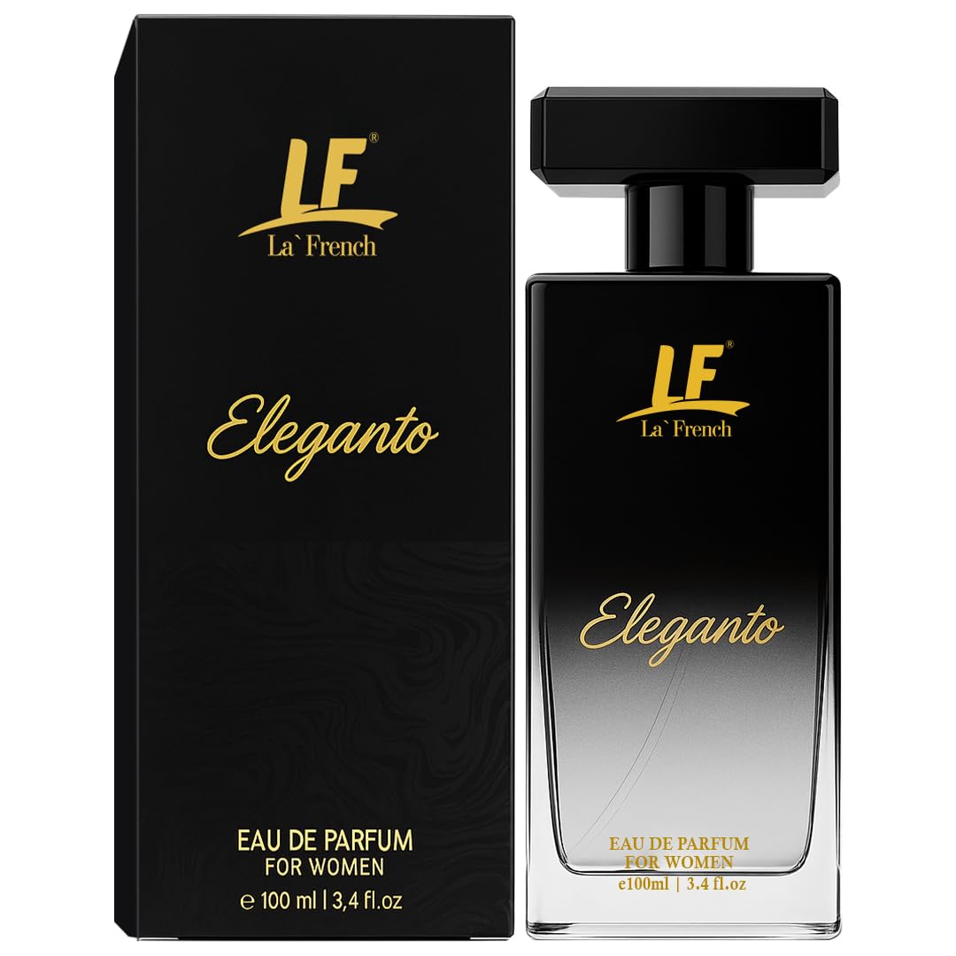 Eleganto Perfume for Women- 100ml | Premium Eau De Parfum | Long Lasting Fresh Floral Fragrance | Ideal for Special Occasions | Luxury Scent for Her