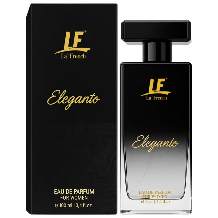 Eleganto Perfume for Women- 100ml | Premium Eau De Parfum | Long Lasting Fresh Floral Fragrance | Ideal for Special Occasions | Luxury Scent for Her