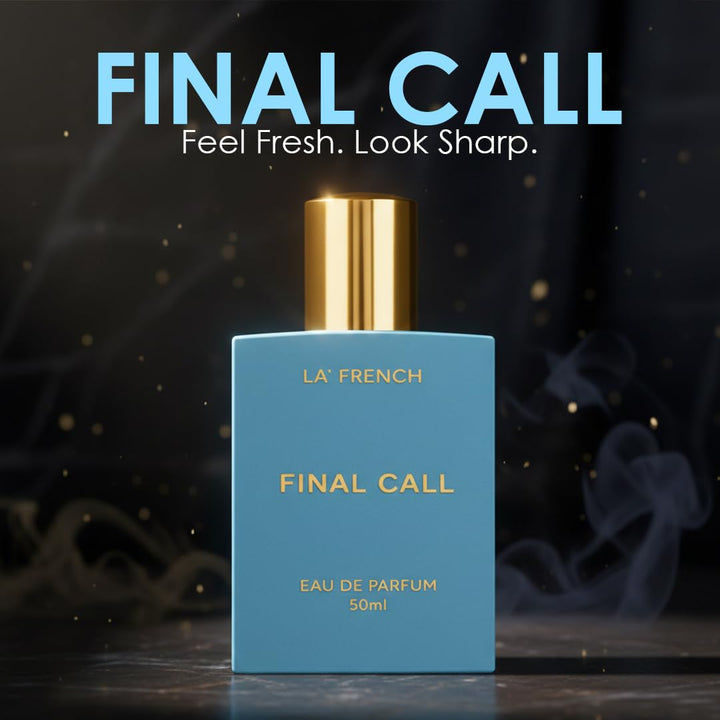Final Call Perfume for Men & Women 50ml | Long Lasting Fresh Spicy Woody Unisex Fragrance | Premium Eau De Parfum | Bold & Confident Signature Scent