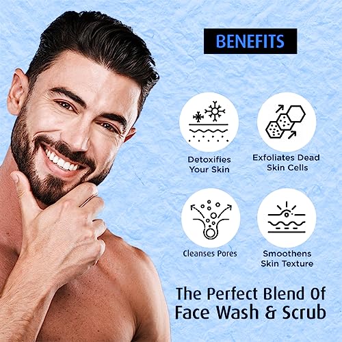 Detoxifying Face Wash for Men 100ml | Refreshing Skin