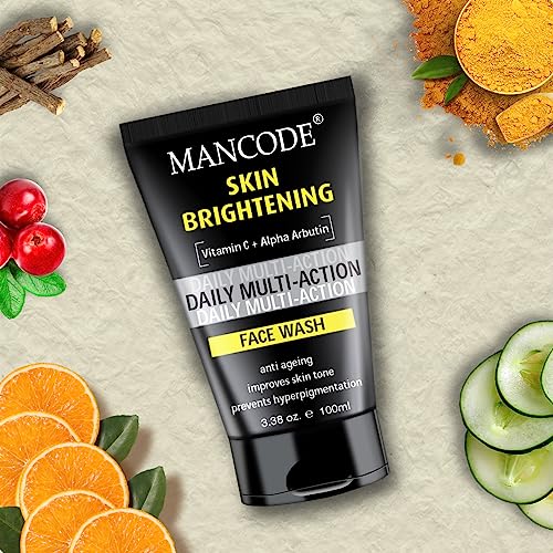 Skin Brightening Face Wash for Men 100ml | Vitamins C