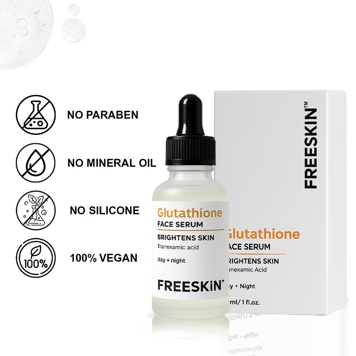 Glutathione Face Serum (30ml) | Brightening & Pigmentation Correction Serum with Tranexamic Acid for Radiant Glow
