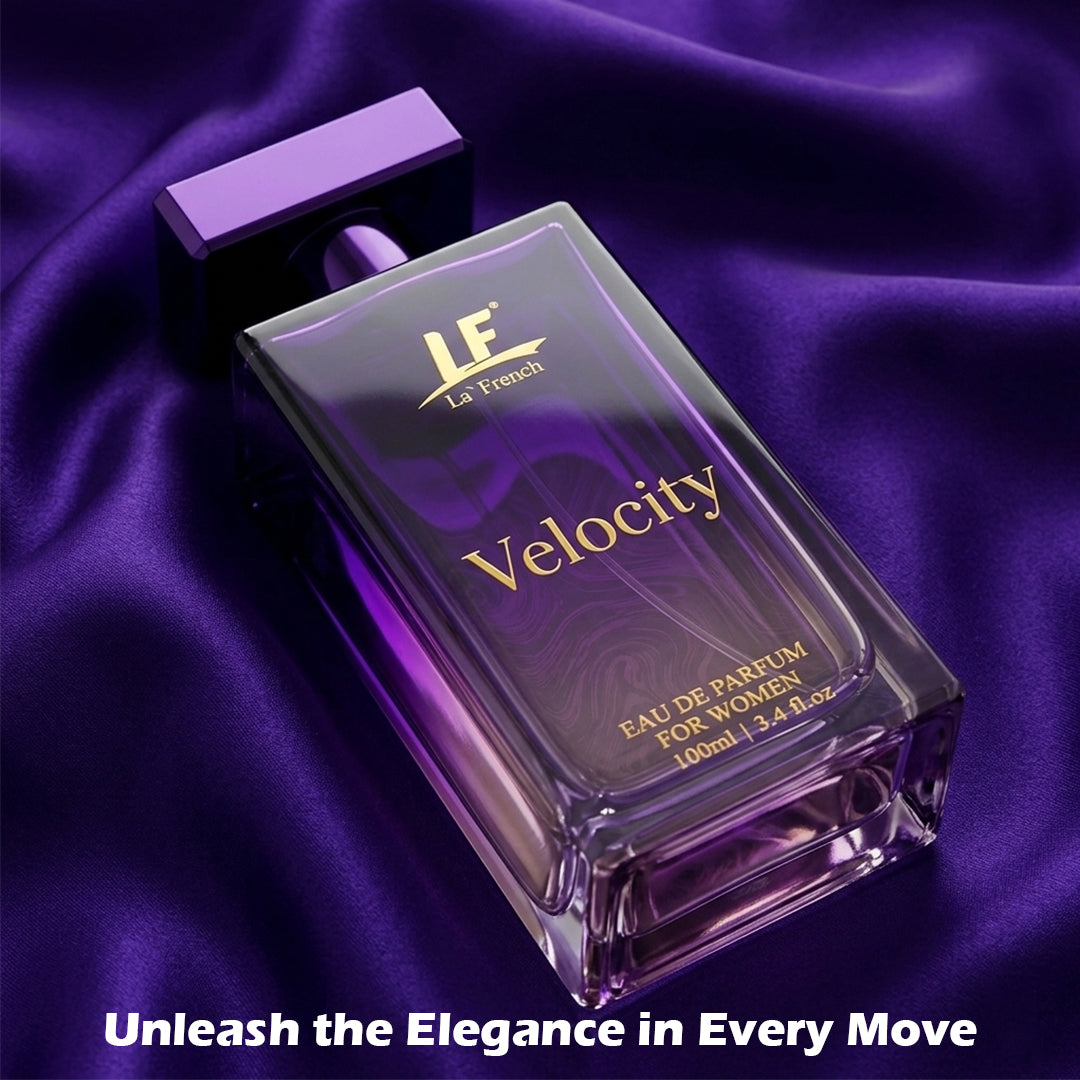 Velocity Perfume for Women 100ml – Long Lasting Eau De Parfum | Fresh Floral Bergamot Amber Sandalwood Fragrance