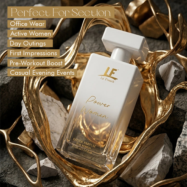 Power Women Perfume 100ml – Long Lasting Eau De Parfum | Vanilla Sweet Bold Luxury Fragrance for Women