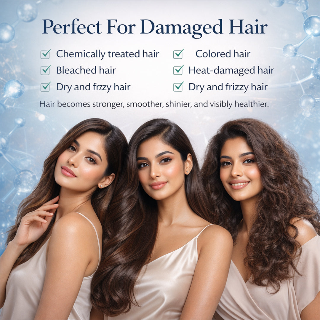Bond Repair Ampoule 5ml with Hydrolyzed Keratin – Intensive Hair Repair Treatment for Damaged, Weak & Frizzy Hair
