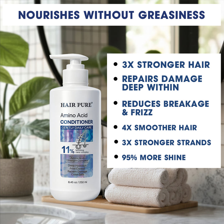 Amino Acid Conditioner 250ml | Strengthening, Repairing & Hydrating Hair Conditioner with 11% Bonding Care Complex
