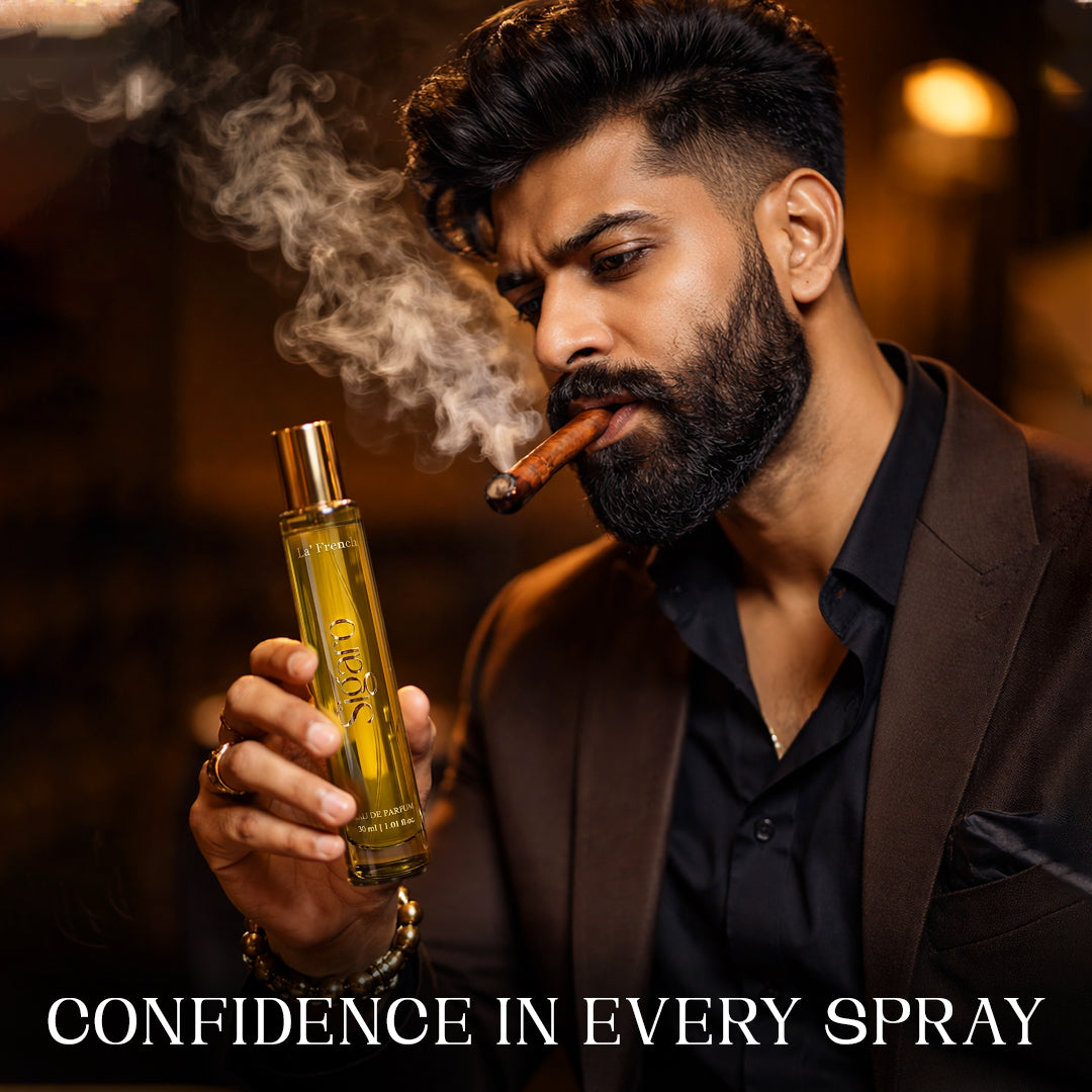 Sigaro Perfume 30ml | Long Lasting Tobacco Woody Spicy Fragrance for Men & Women | Premium Unisex Eau De Parfum | Rich & Bold Signature Scent